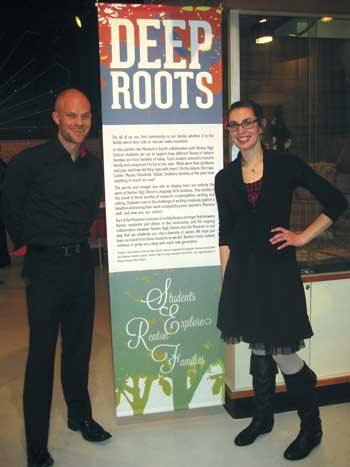 Renton High School teachers Derek Smith and Breanne Lawson helped students compose essays for the new exhibit at the Renton History Museum.