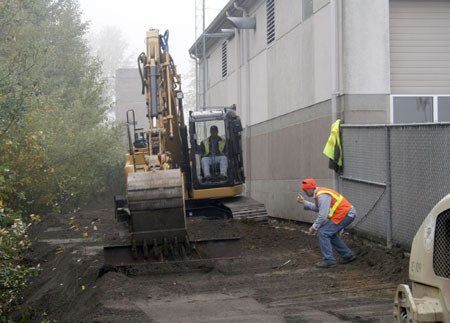 Gregg Seegmiller with the city's Public Works Department