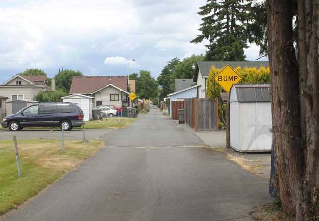 The city's preference for alleys