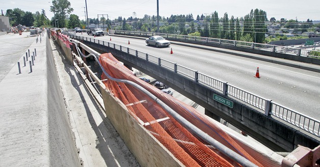 The new Benson Road bridge