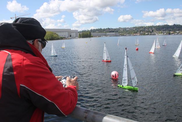 Members of the Seattle Model Yacht Club competed at Coulon Park this past weekend.