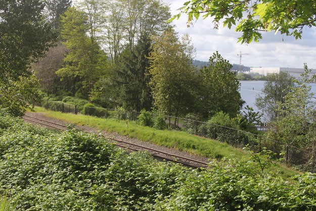 These tracks just south of Lake Washington Boulevard and Burnett Street could become a trail