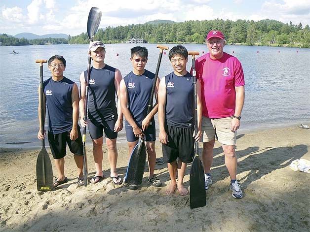 Cascade Canoe and Kayak Racing Team members Wilbert Lam