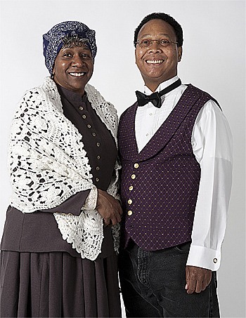 Karol and James Brown present 'A Visit with Aunt Harriet' in celebration of Black History Month at the Renton History Museum.