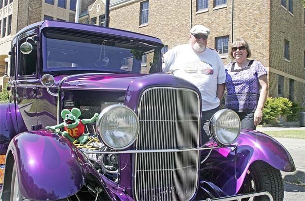 Dave and Chris Williams of Renton and their Ford Model A are regulars at classic car shows