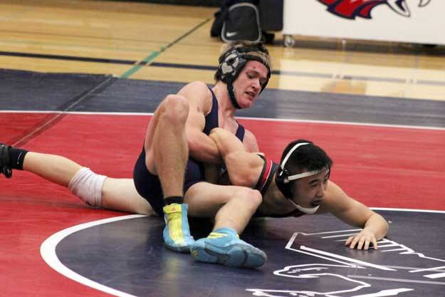 Lindbergh senior Colton Maddy beat Renton's Kenneth Lee last week and then was named 'Most Outstanding Wrestler' at Saturday's Grandview Winter classic.