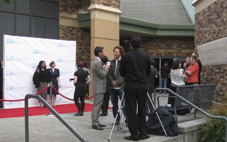 The scene outside the IKEA Performing Arts Center was pure Hollywood Friday night for the opening of the Seattle International Film Festival in Renton