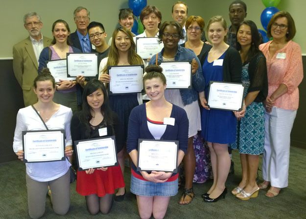 The 2014 Renton Community Foundation Scholarship recipients.