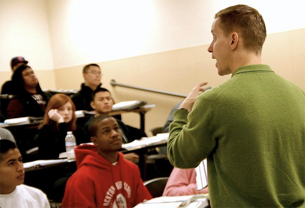 Renton High School biology teacher Lance Winmill is one of 24 Renton School District teachers who this year earned National Board Certification. There are 60 district teachers who have attained the credential.