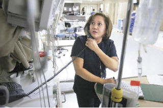 Registered nurse Tess Alviz works in Valley Medical Center’s Post Anesthesia Care Unit