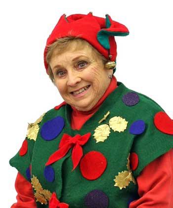 Suzanne Thompson dressed as the McLendon's elf.