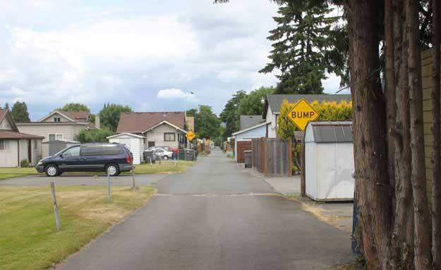 The city code has a 'preference' for alleys