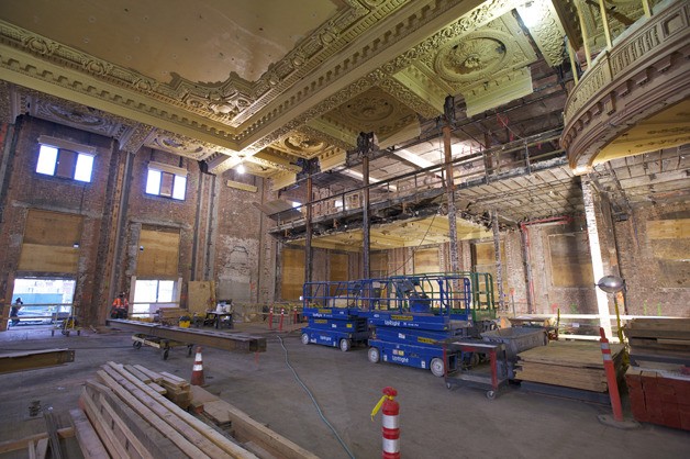 The King Street Station project is the kind of green building construction site that benefits from workers trained in the new Green Building Safety program being offered at area community colleges