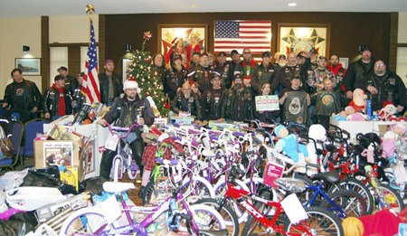 Dozens of toys and bicycles were donated at the VFW Post 9430 in Skyway for the U.S. Marines' Toys for Tots.