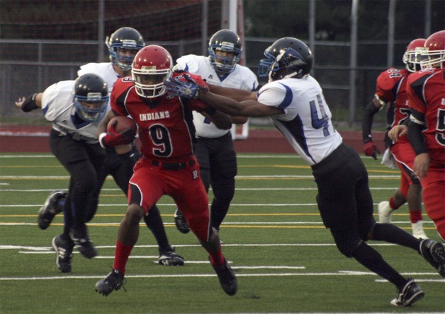 Renton's Justin Bennett scored nine touchdowns for the Indians this season.