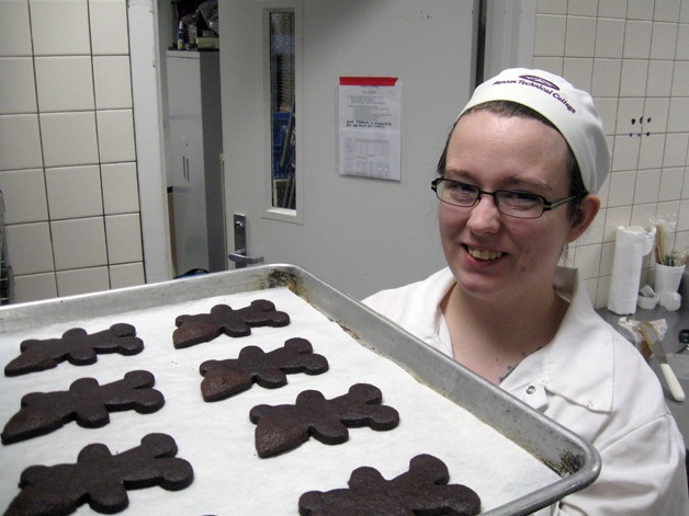 Renton Technical College student Lacey Adams was responsible for baking all of the cookies the college created for this year’s CookieFest 2012 put on by the Seattle Milk Fund.