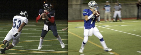 Lindbergh quarter Matt Stuart (left) and Liberty quarterback Trey Wheeler each face important games Friday.