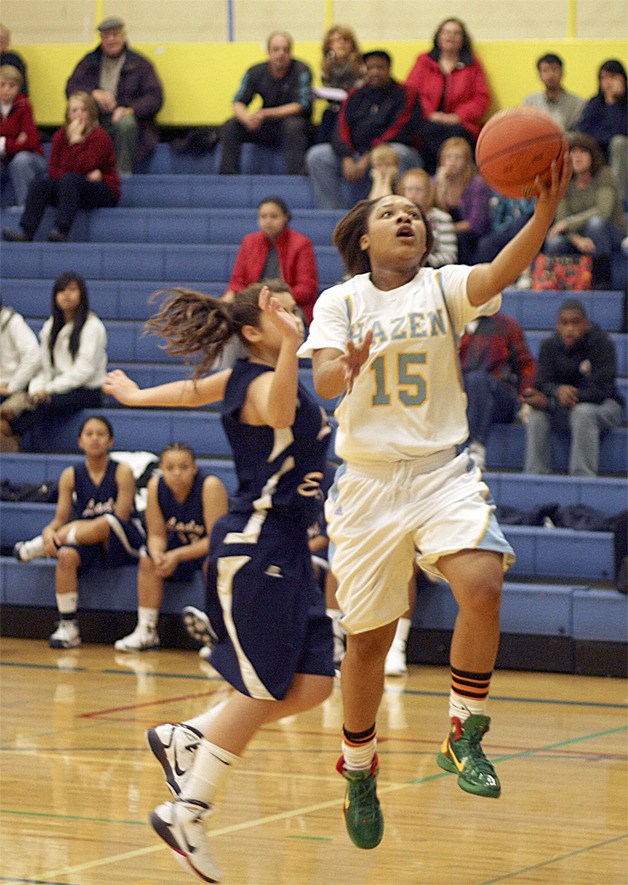 Hazen's Airashay Rogers led the league in scoring and made the all-league first team.