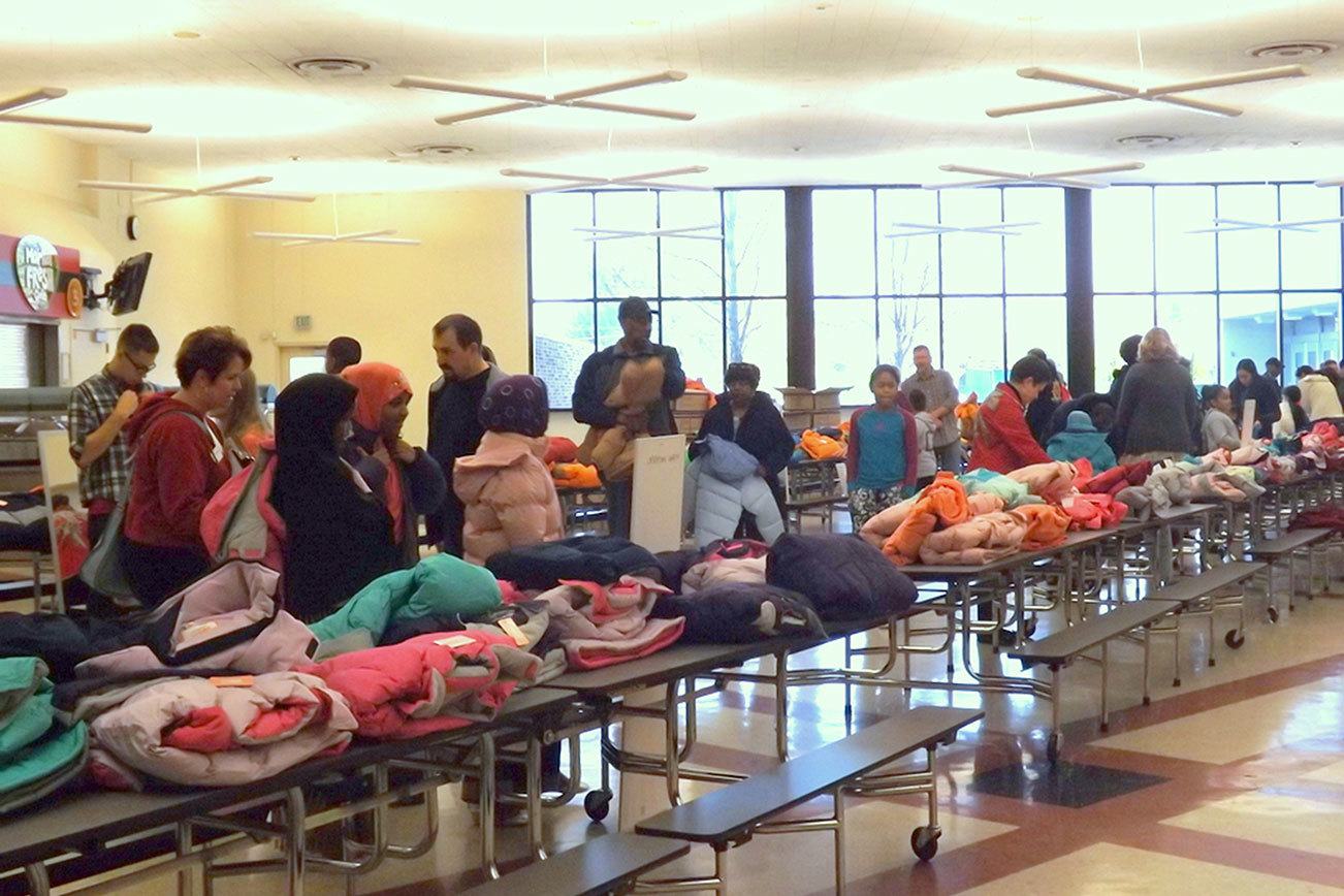 Renton Rotary and CISR provide nearly 530 coats to children