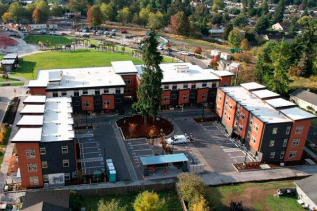 Sunset Oaks affordable housing project opens in Renton Highlands