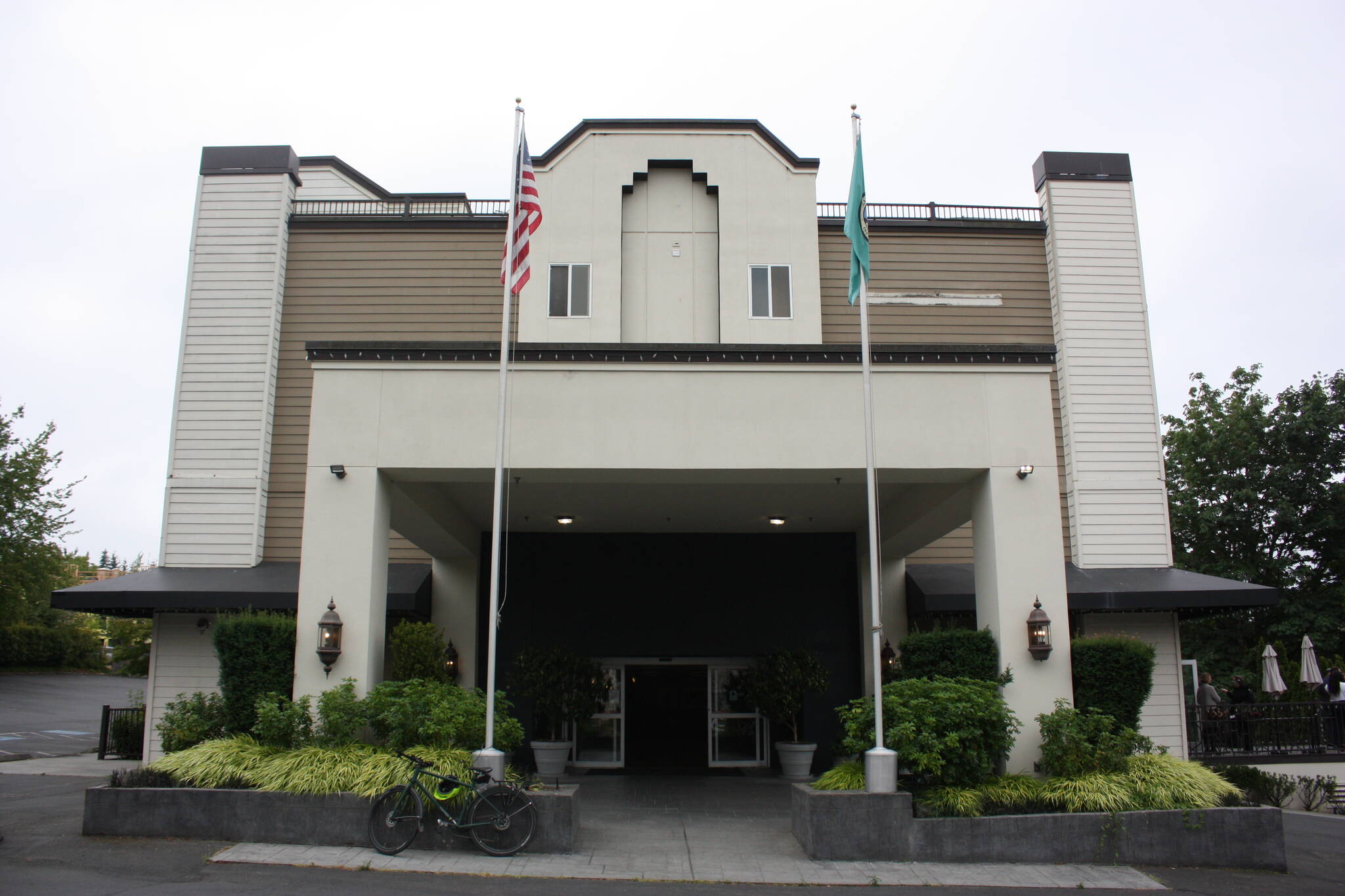 Front of Silver Cloud Inn purchased in Redmond to serve as permanent supportive housing under the county’s Health Through Housing initiative. Photo by Cameron Sheppard/Sound Publishing