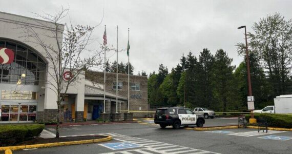 Renton police investigate the shooting death of Gerzon J. Garcia-Ruvalcaba, 17, on May 6 in the 4300 block of Northeast 4th near Safeway. (Courtesy of Randy Corman)