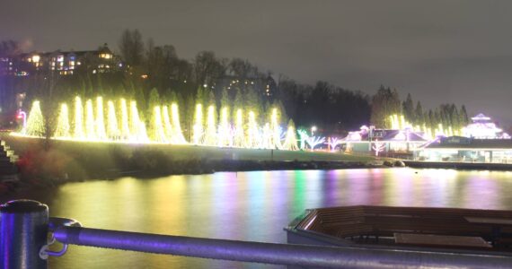 Photo by Bailey Jo Josie/Sound Publishing
Renton’s Illuminations continue at Gene Coulon Memorial Beach Park until Monday, Jan. 1.