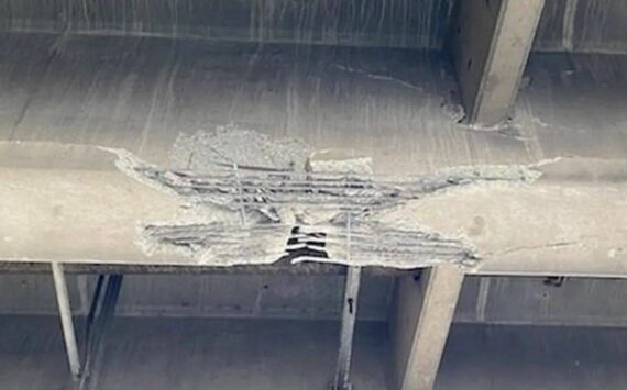 WSDOT provided a photo of the damage done to the Lind Avenue overpass bridge in June 2022. The bridge took nearly two years to re-open. (Screenshot from City of Renton Facebook page)