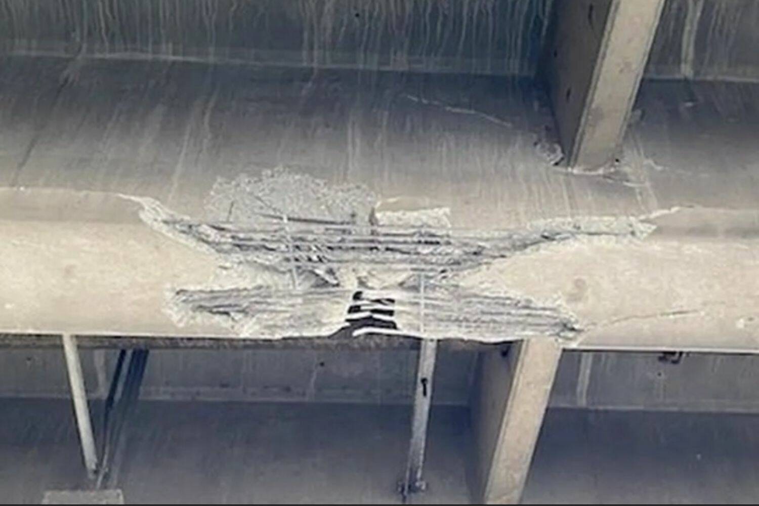 WSDOT provided a photo of the damage done to the Lind Avenue overpass bridge in June 2022. The bridge took nearly two years to re-open. (Screenshot from City of Renton Facebook page)