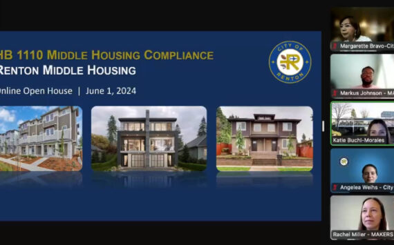 Screenshot from the City of Rentons HB1110 Virtual Open House
