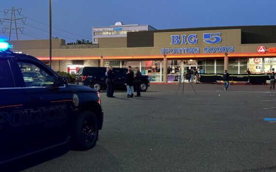 Courtesy of the Renton Police Department
Renton Police Department officers were dispatched at approximately 7:38 p.m. June 5 to a reported shooting at Big 5 Sporting Goods in the 600 block of South Grady Way.