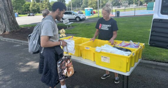 The Emergency Feeding Program came to Liberty Park in Renton on July 17. Photos by Max Burchi/Sound Publishing