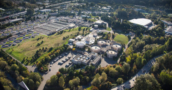 King County's South Treatment Plant in Renton. Photo from KingCounty.gov