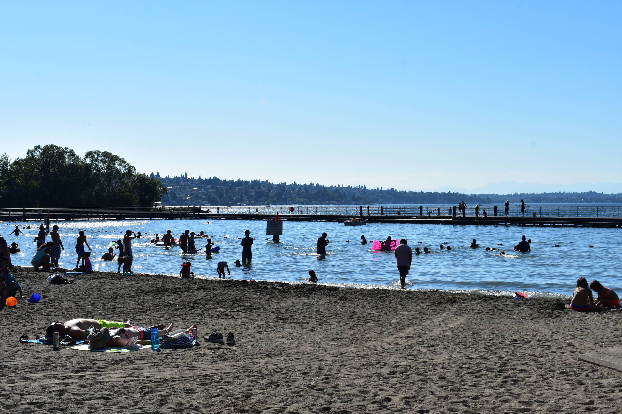 Photo by Haley Ausbun. Gene Coulon Memorial Park Beach, July 2018.