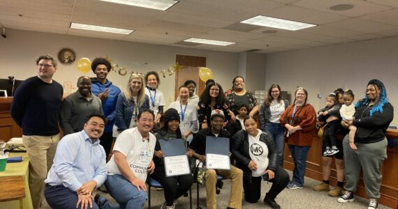 People graduating Renton Community Court. Photo Courtesy of Ken Delgado from Peer Kent