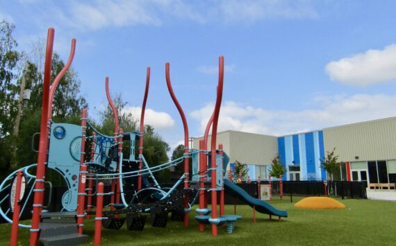 Impact school’s playground, which Launch will use. Photo courtesy of Annika Hauer