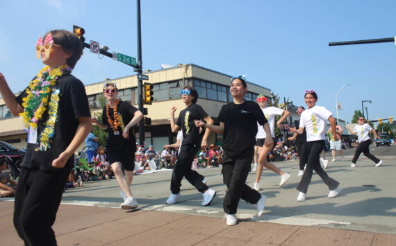 Body Language Studio students wow the crowd at the 2024 Renton River Days parade. Photo by Bailey Jo Josie/Sound Publishing.