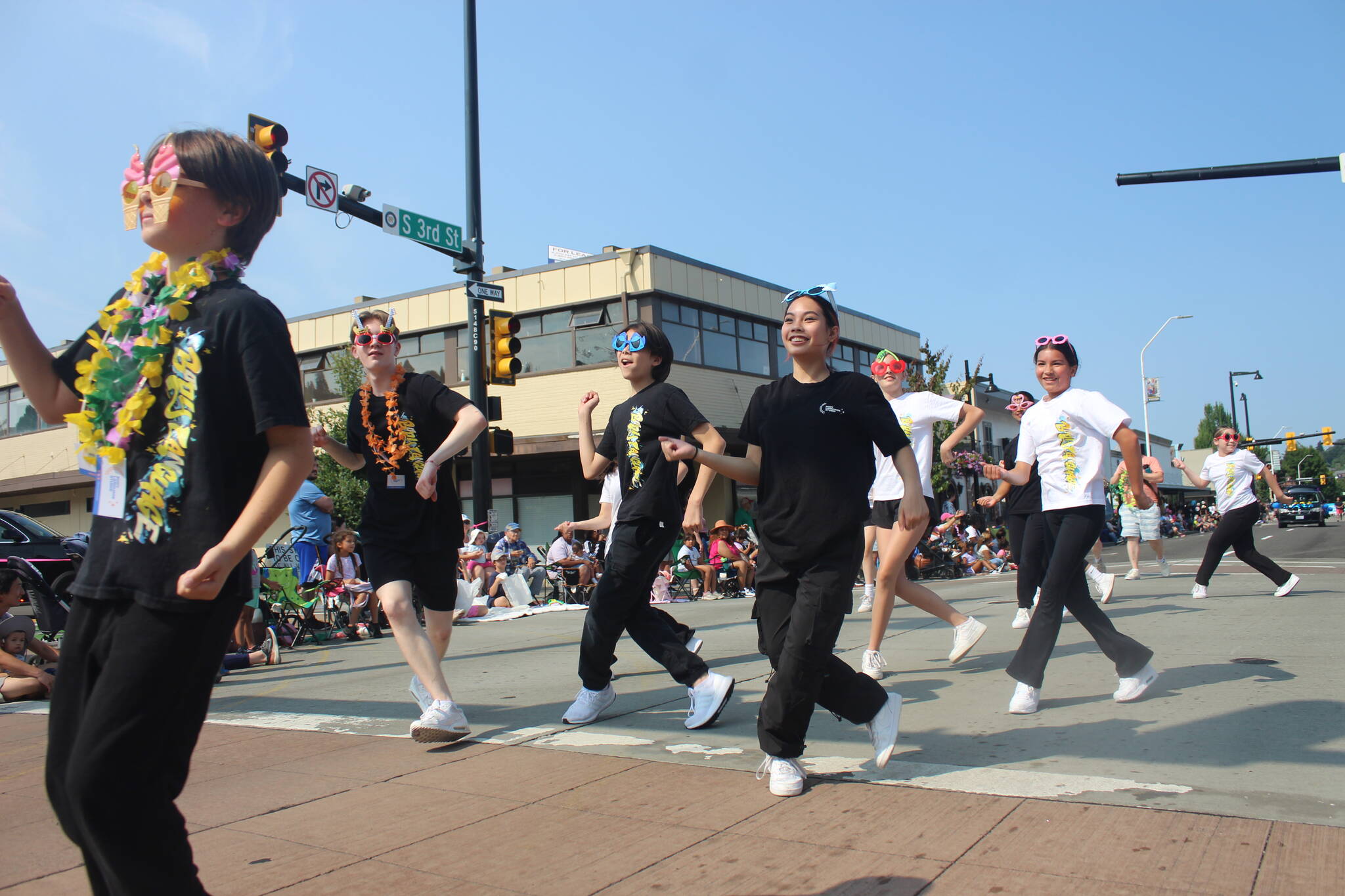 Body Language Studio students wow the crowd at the 2024 Renton River Days parade. Photo by Bailey Jo Josie/Sound Publishing.