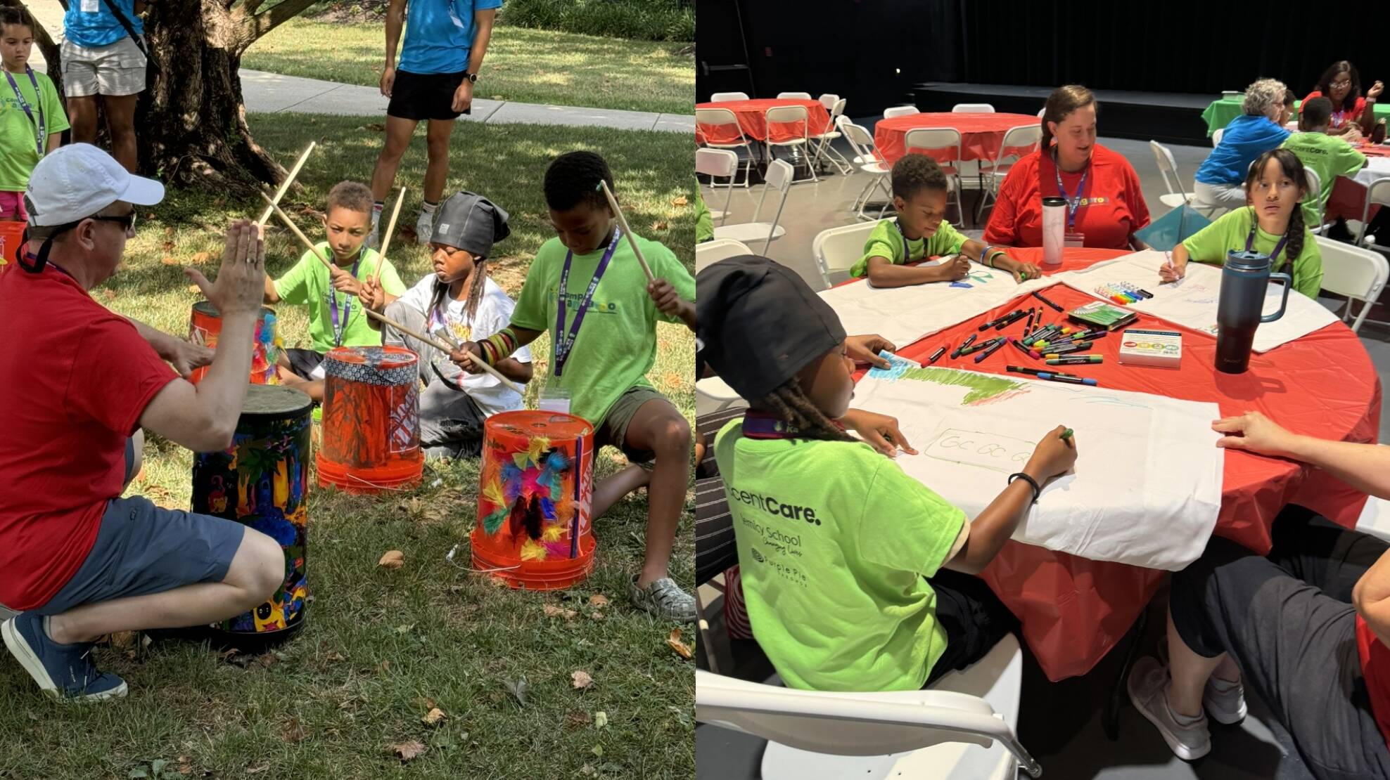 Photo courtesy of the Seasons Hospice Foundation
Kids at a recent Camp Kangaroo in the Baltimore Area.