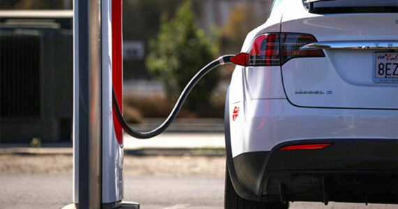 An electric vehicle at a charging station. Courtesy Photo
An electric vehicle at a charging station. Courtesy Photo