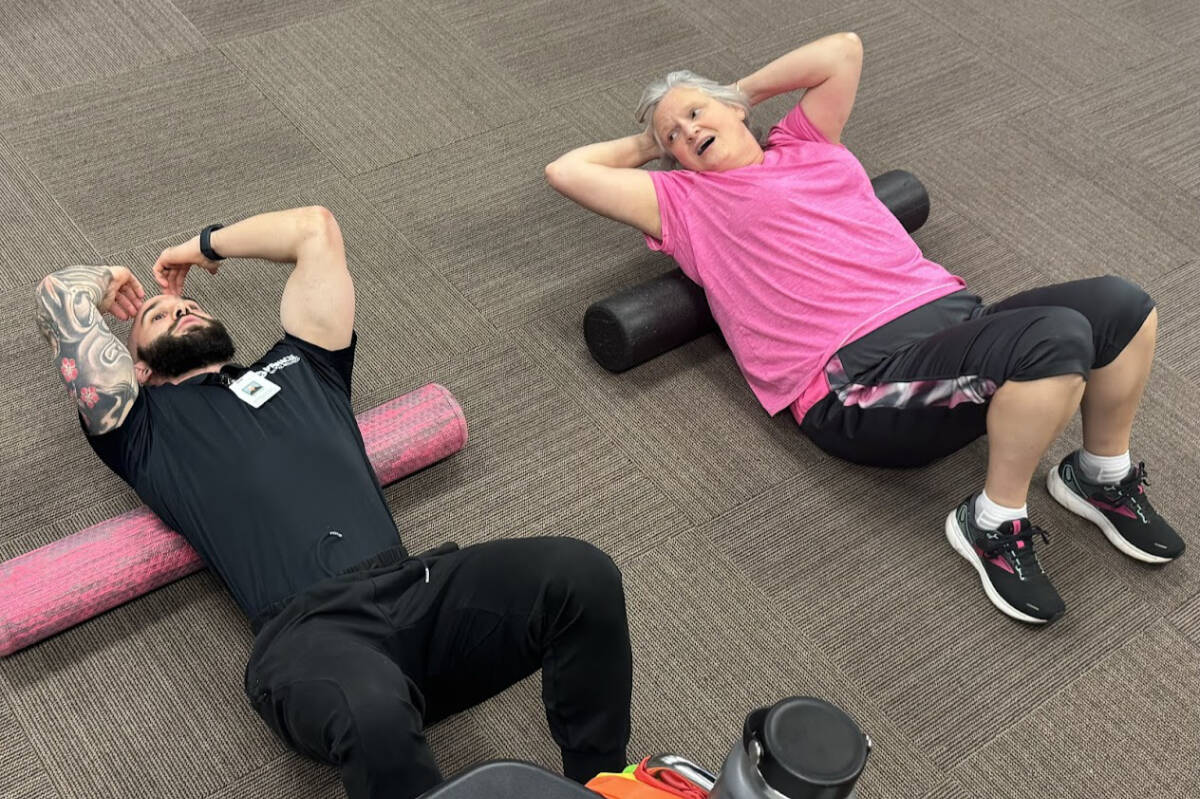 In Strive (Months 1 to 4), participants work closely with an exercise specialist to track vitals, monitor progress, and make adjustments. Photo Courtesy of Valley Medical Center.