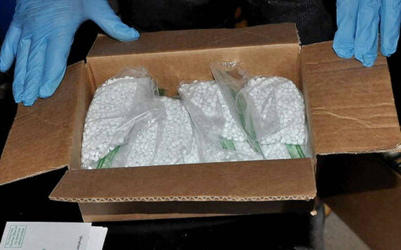 An example of fentanyl-laced pills seized by law enforcement. Courtesy photo