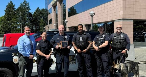 Renton Police Department officers. From the RPD Facebook page