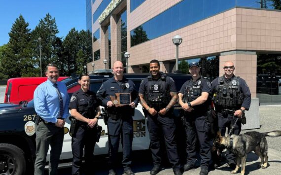 Renton Police Department officers. From the RPD Facebook page