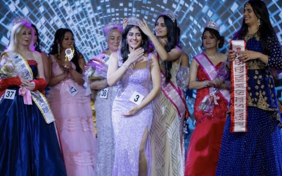 Arshia Kathpalia being crowned. Courtesy Photo