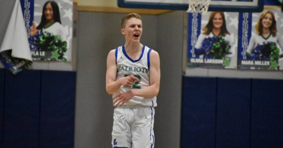 Jackson Whitaker shows a lot of emotion in the fourth quarter against the Wolverines. Ben Ray / The Reporter