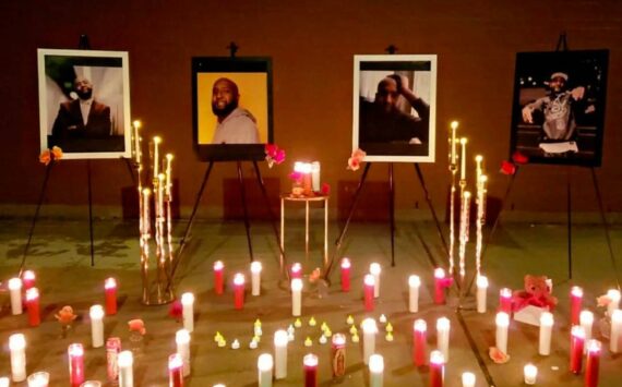 A candlelight vigil was held for Jonathan Gant at Dimmitt Middle School on Saturday, Jan. 11. Courtesy photo.