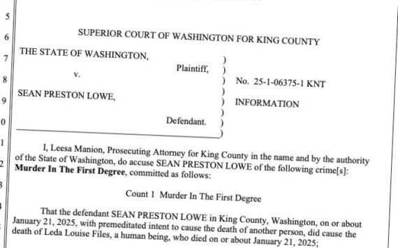 Screenshot of Sean Lowe's charging documents. Courtesy of the King County Superior Court.