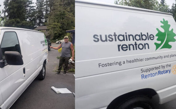 Photos of the Sustainable Renton van. Courtesy photo